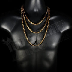 18K Gold Rope Chain