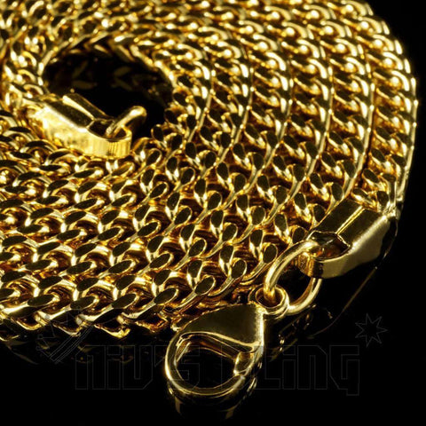 18K 4mm Gold Franco Chain