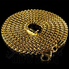 18K 4mm Gold Franco Chain