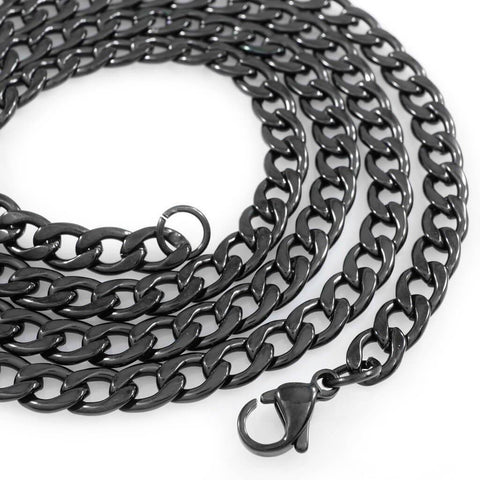 Marcozo Rope Chain | 18K Black Gold Plated 28in Chain