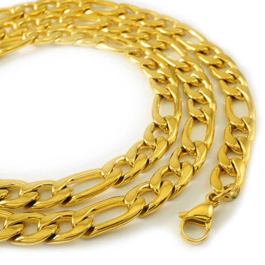 18K Gold Figaro Chain