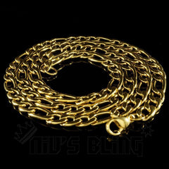 18K Gold Figaro Chain