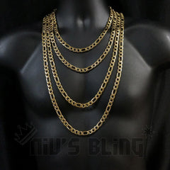 18K Gold Figaro Chain