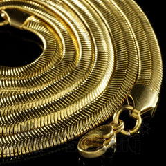 18K Gold Herringbone Snake Chain