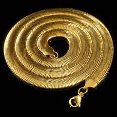 18K Gold Herringbone Snake Chain