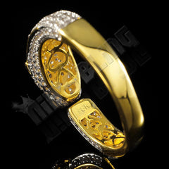 18K Gold Iced Panther Jaguar Ring