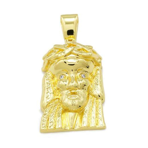 18K Gold Jesus Piece 6 With Box Chain