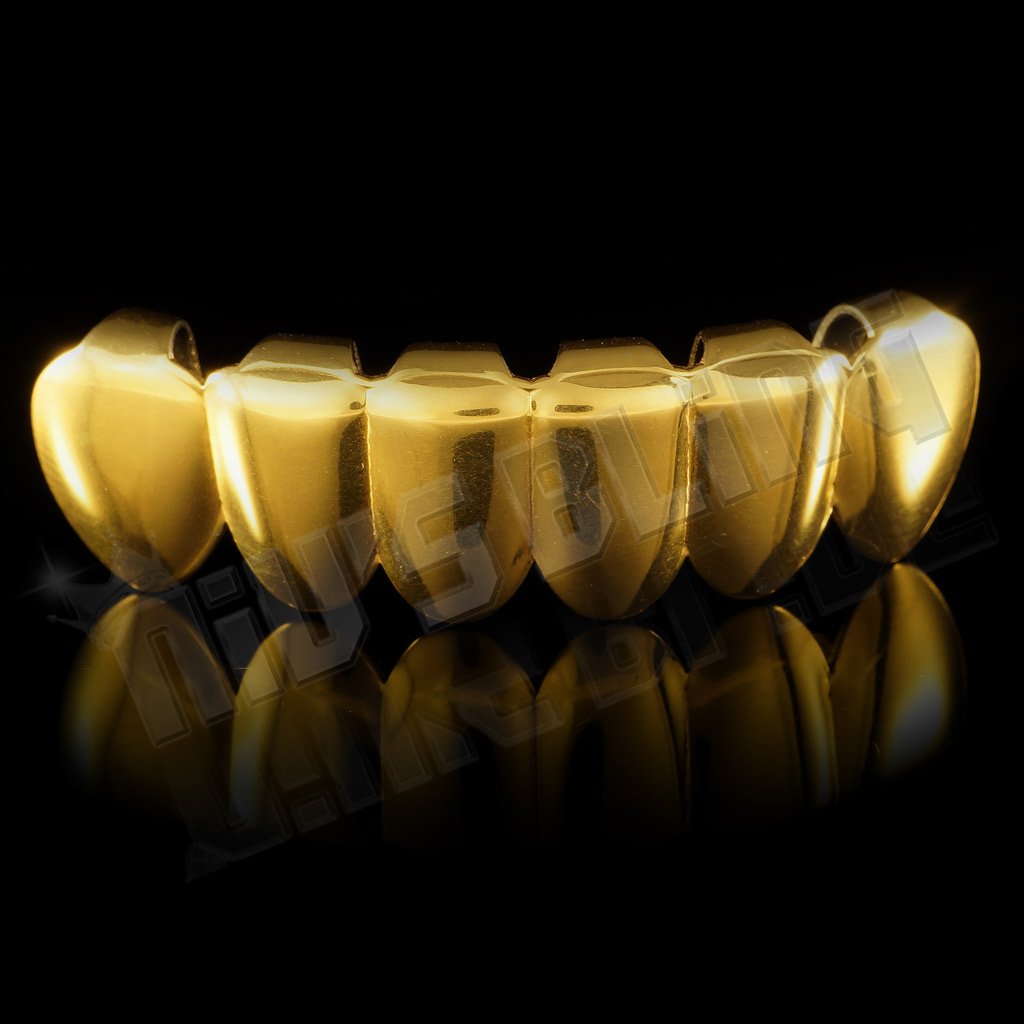 18K Gold Stainless Steel 6 Tooth Grillz