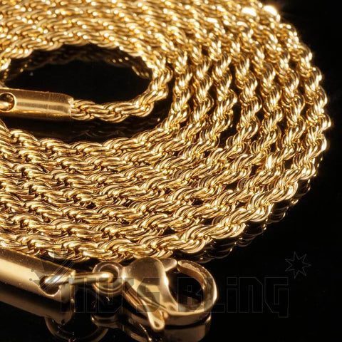 18K Gold Rope Chain