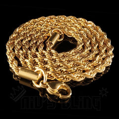 18K Gold Rope Chain