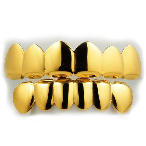 18K Gold Stainless Steel 6 Tooth Grillz