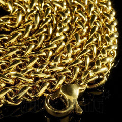 18K Gold Wheat Chain