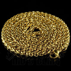 18K Gold Wheat Chain
