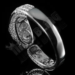 18K White Gold Iced Panther Jaguar Ring