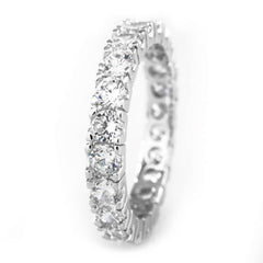 18K White Gold Promise Eternity Ring