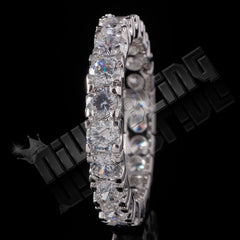 18K White Gold Promise Eternity Ring