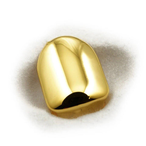 Gold Single Top Tooth Grill Cap