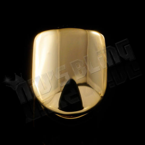 Gold Single Top Tooth Grill Cap