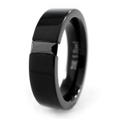 6mm Stainless Steel Rectangular Wedding Ring