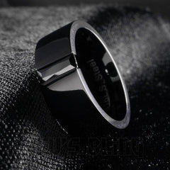 6mm Stainless Steel Rectangular Wedding Ring