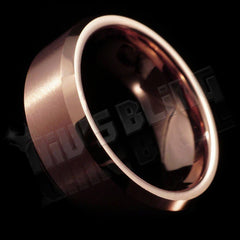 Rose Gold Tungsten Carbide Ring 8MM