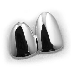 Silver Double Top Two Tooth Cap