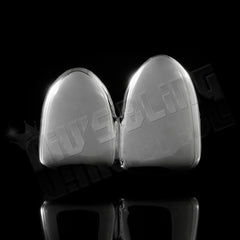 Silver Double Top Two Tooth Cap