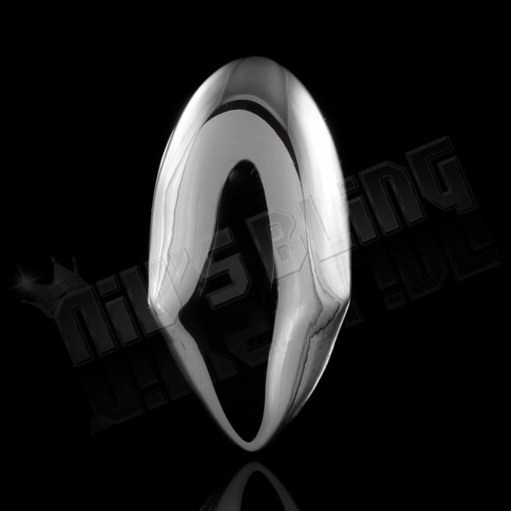 Silver Single Tooth Fang Grill Cap