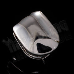 Silver Single Top Tooth Grill Cap