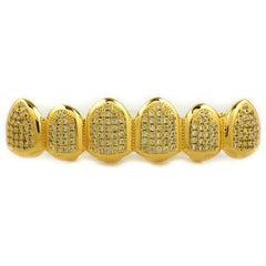 18k Canary Gold Top Bottom Grillz